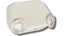 LED Low Profile Emergency Lights - Commercial Surface Mounted Fixtures With 90 Minute Battery Back Up - Choose Your Finish