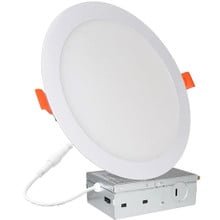 12 Inch Edge Lit Recessed LED Downlight - 24 Watt- 1800 Lumens - 3000K Soft White - 120V - Dimmable - Recessed Can Not Required