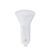 LED PL Retrofit Lamp for 2 or 4 Pin CFL Bulbs - Replaces 13-18 Watt- G24d / GX24d & G24q / GX24q Base Lamps - Ballast Bypass, 3500K and 600 Lumens