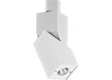 Square Head LED Track Light - 10 Watt - 700 Lumens - 5000K Daylight - 120V - White Finish - 3 Contact Halo Style