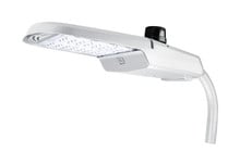 150 Watt LED Dusk To Dawn Light With Photocell - 20000 Lumens - 5000K Daylight - 120-277V - Silver Finish - Includes Arm/Wall Mount