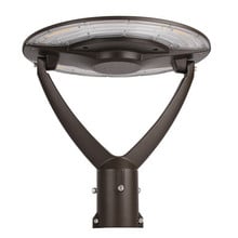 LED Commercial Swivel Post Lights - Modern Commercial Pole Light With Integrated LED - Different Wattages and Color Temperatures Available