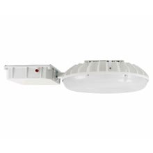 30 Watt LED Round Garage Canopy Light with Emergency Battery Back-Up - Ceiling or Conduit Mount - 3600 Lumens - 5000K Daylight - 120-277V - White Finish