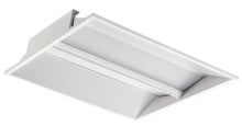LED Edge-lit Wing Troffers - Modern Commercial Drop Ceiling Lighting - Choose Your Size