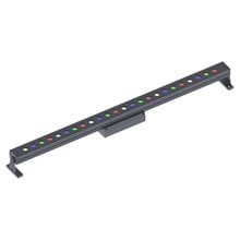 DMX512 Compatible RGBW Color Changing Flood Light Black Linear Fixture 36 Watt