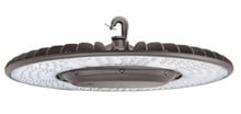Watt Selectable 350W/280W/210W/140W UFO LED High Bay Light With - Max 62,000 Lumens - 5000K Daylight - 347-480V - Black Finish