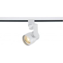 Art Gallery LED Track Lighting Fixture with Angle Arm - White Finish - 36 Deg Beam - 820 Lumens - 3000K Soft White Color Temperature 12 Watt - 120V - Dimmable - 3 Contact Halo Style