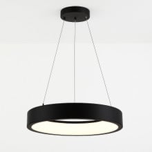 LED Hollow Circle Pendant Lights - Suspended Indoor Pendant Fixtures - Multiple Finish Options