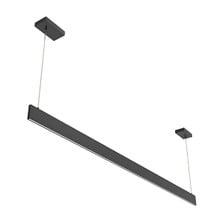 LED Architectural Slim Pendant Lights - Modern Handing Light Fixtures - Multiple Options for Size, Finish and Lens Type