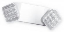 LED Emergency Light - 120-277V - 90 Minute Battery Back-up - 1 Watt LED Per Head - White Finish