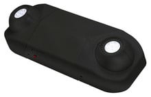 2 Lamp Emergency Fixture, Black Housing, 120/277V, Ultra bright MR-16 lamps