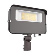 LED Landscape Floods - 150W - 19,500 Lumens - 5000K Daylight - 120-277V - Slipfitter Mount - Integrated Photocell