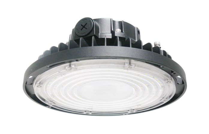 Superior Lighting HB100W27V50K-1 - Circular Led High Bay - 100 Watt - 15000 Lumens - 110-277V - 5000K Daylight - Black Finish