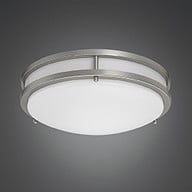 LED Brushed Nickel Ceiling Light 3 Sizes Available