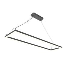 LED Decorative Frame Lights - Suspended Indoor Pendant Fixtures - Multiple Finish Options