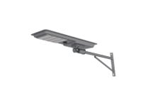 LED Solar Street Light - 80 Watt - 8000 Lumens - 5000K Daylight - Pole Mount - with Motion Sensor - White Finish