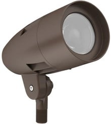 LED Fully Adjustable Spot Light Fixtures - Commercial Landscape Lighting - Options Available For Voltage, Wattage and Either Black or Bronze Finish