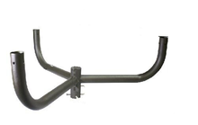 Triple Light Bullhorn mounting bracket, slips on 2-3/8 round pole or tenon