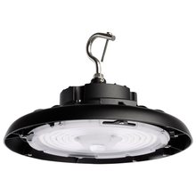 UFO LED High Bay Light - 150 Watt - 21600 Lumens - 5000K Daylight - 120-277V - Black Finish - Motion Sensor
